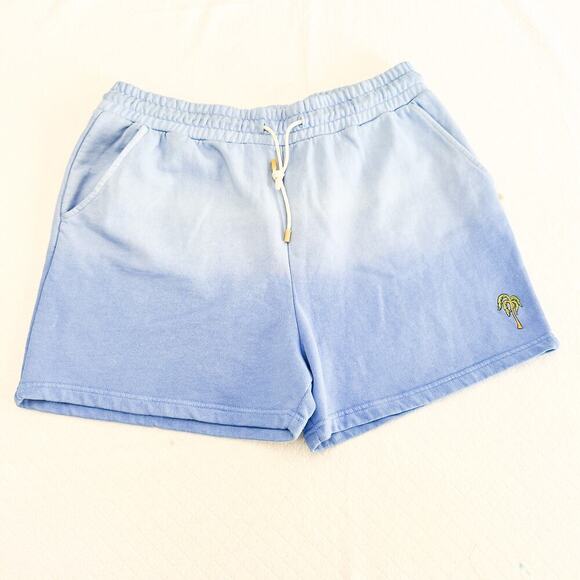 Scotch & Soda Men's Summer Edition Blue Embroidered Sweat Shorts $118 - Picture 1 of 6